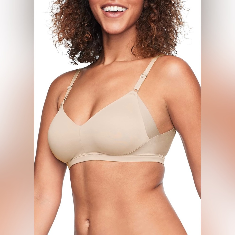 NWOT Warner's No Side Effects Underarm & Back-Smoothing T-Shirt Bra Size 3XL